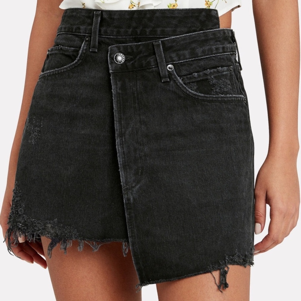 Agolde Criss Cross Skirt
